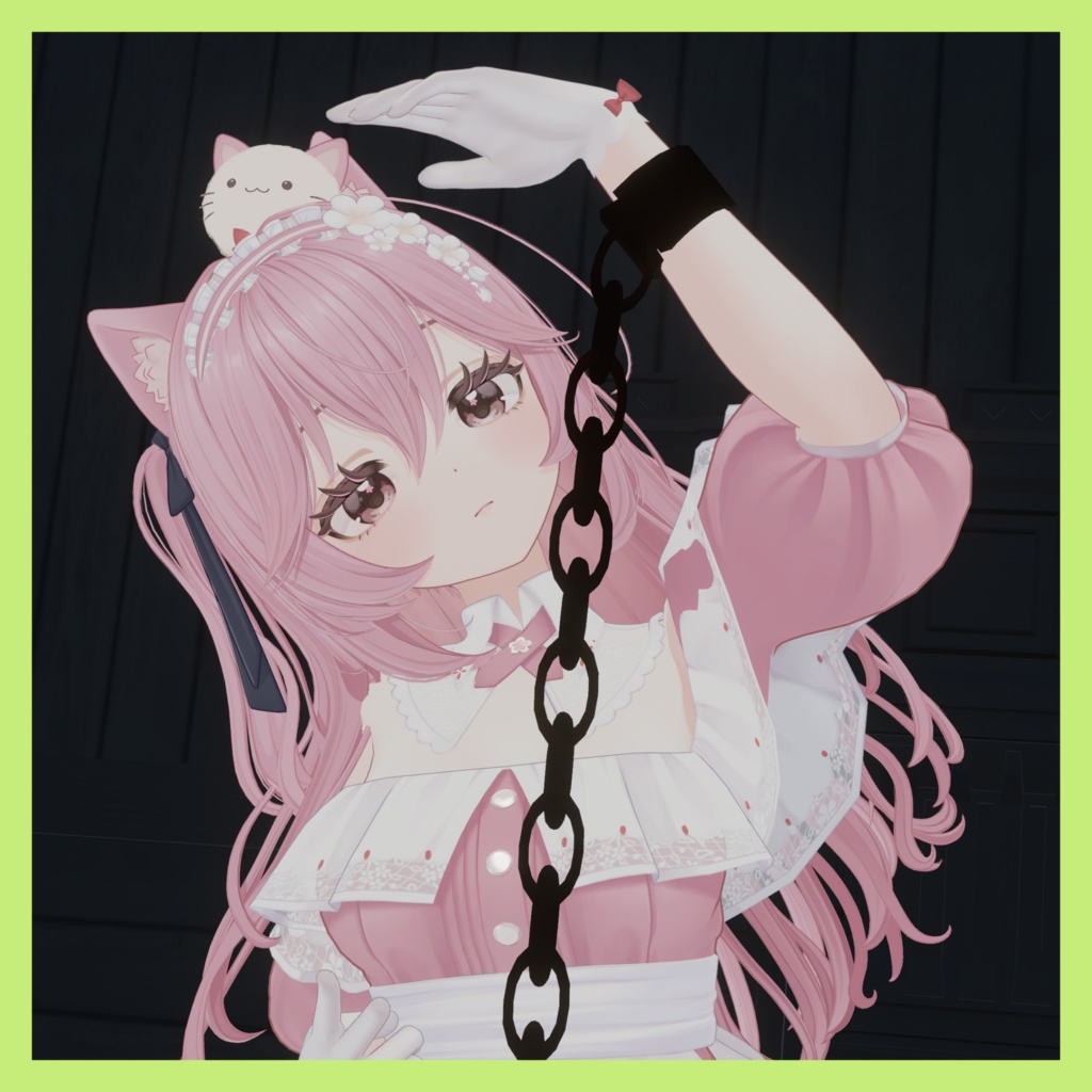 掴める鎖 【3Dモデル】【VRChat想定】【8アバター対応】