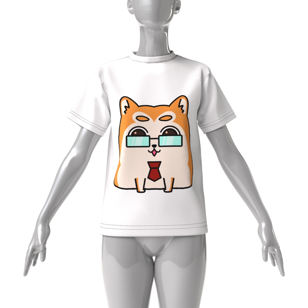 ビッグシルエット ジム犬Tシャツ