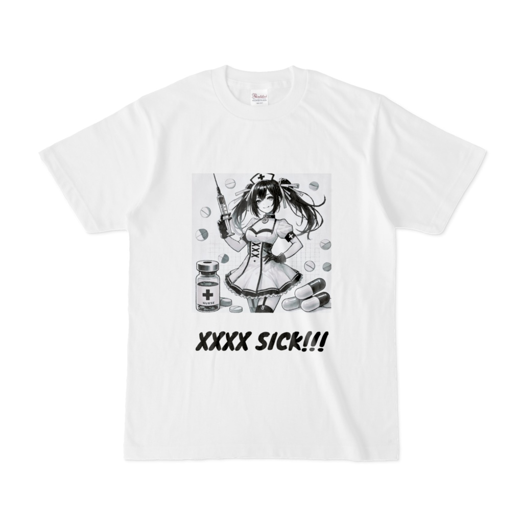 モノクロナースTシャツ