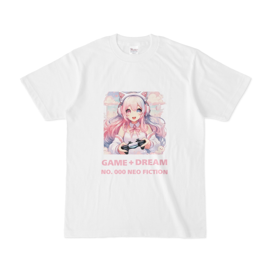 GAME + DREAMゲーミング女子Tシャツ(ピンク)