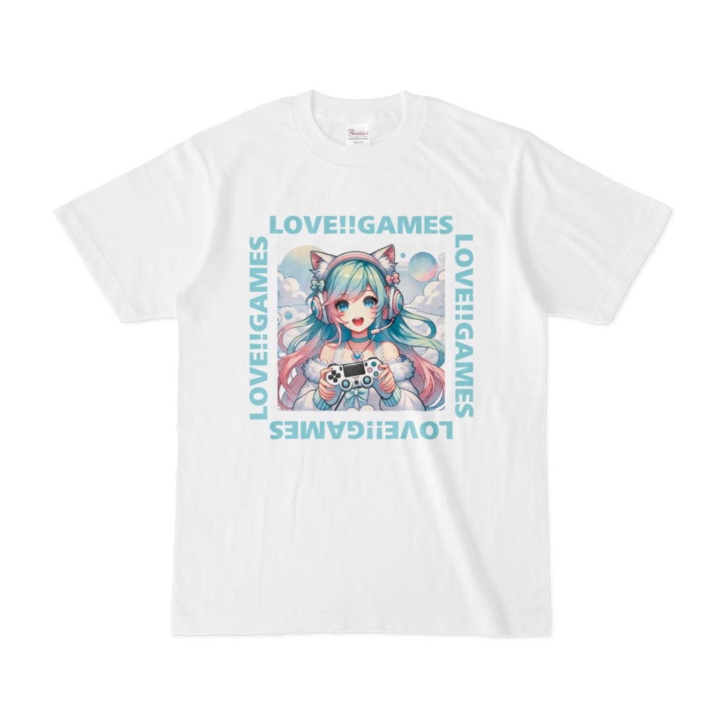 LOVE!!GAMES ゲーム女子Tシャツ(ミント)