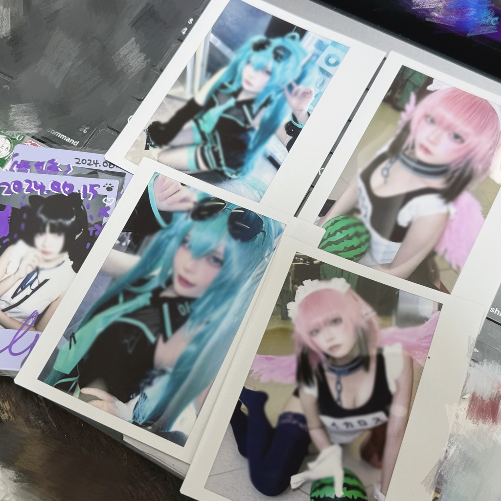 未公開絵柄のコスプレWideチェキ(サイン付き)