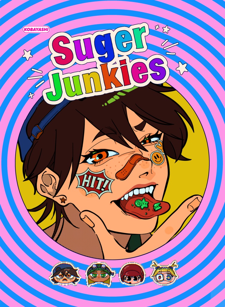 B5イラスト本 シュガージャンキーズ