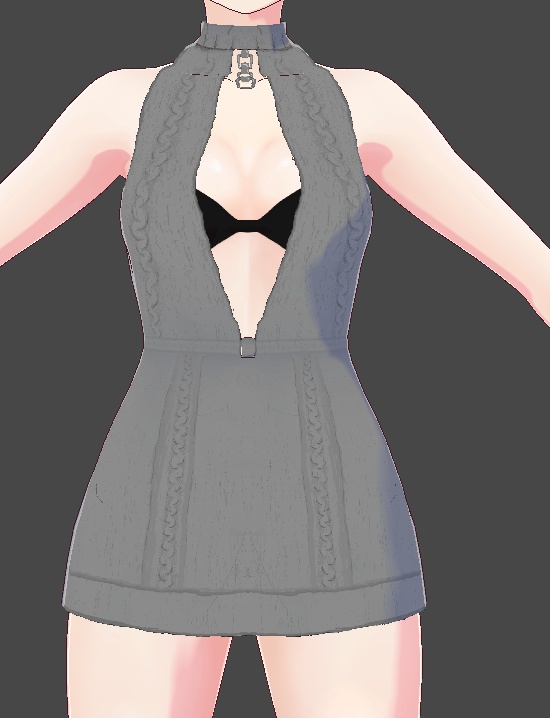 Virgin Killer Dress And Thigh Highs - Ten Colors