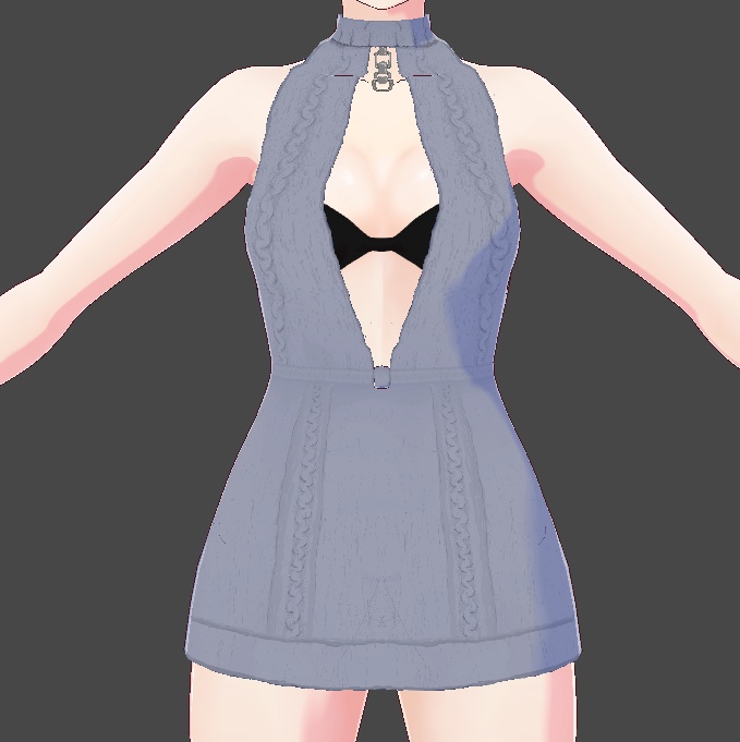 Virgin Killer Dress And Thigh Highs - Ten Colors