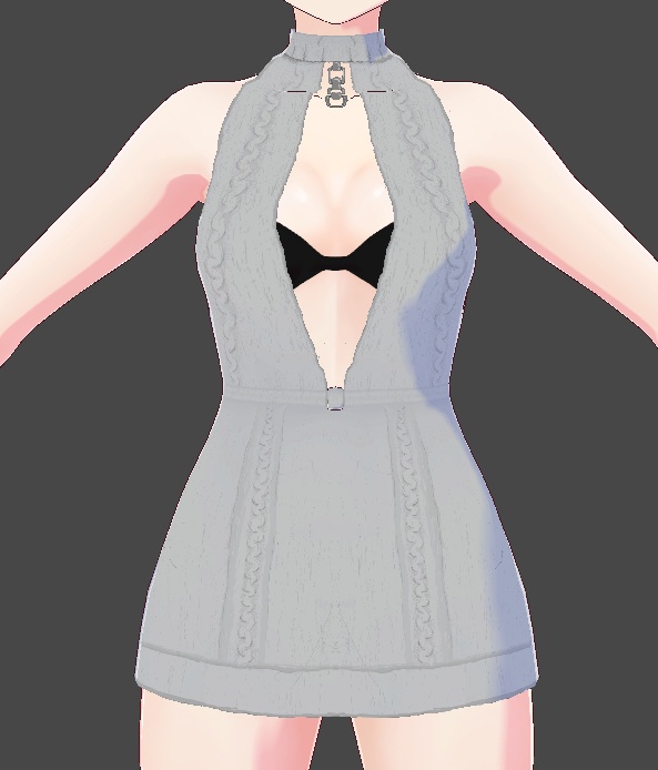 Virgin Killer Dress And Thigh Highs - Ten Colors