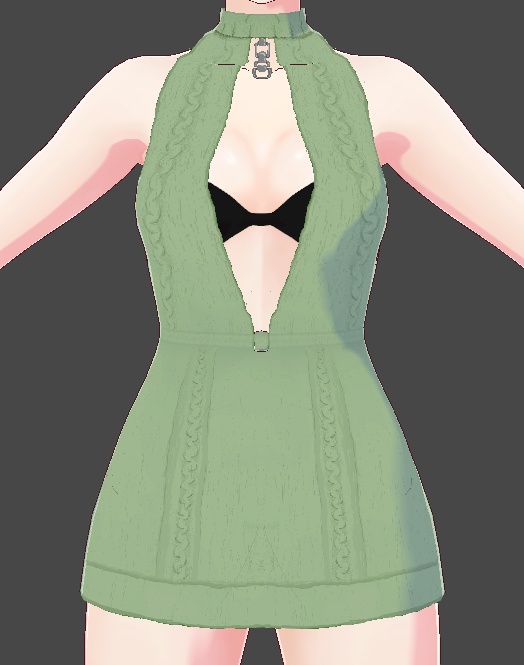 Virgin Killer Dress And Thigh Highs - Ten Colors