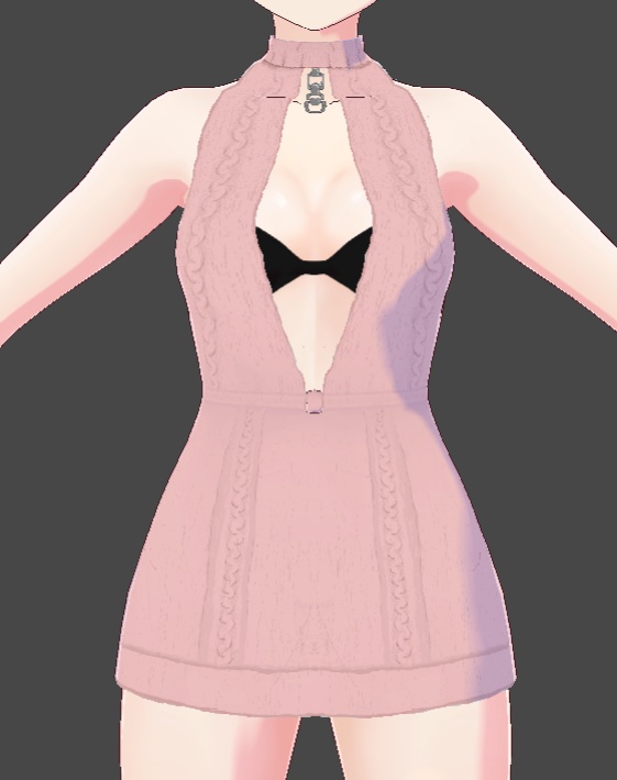 Virgin Killer Dress And Thigh Highs - Ten Colors