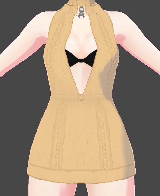 Virgin Killer Dress And Thigh Highs - Ten Colors