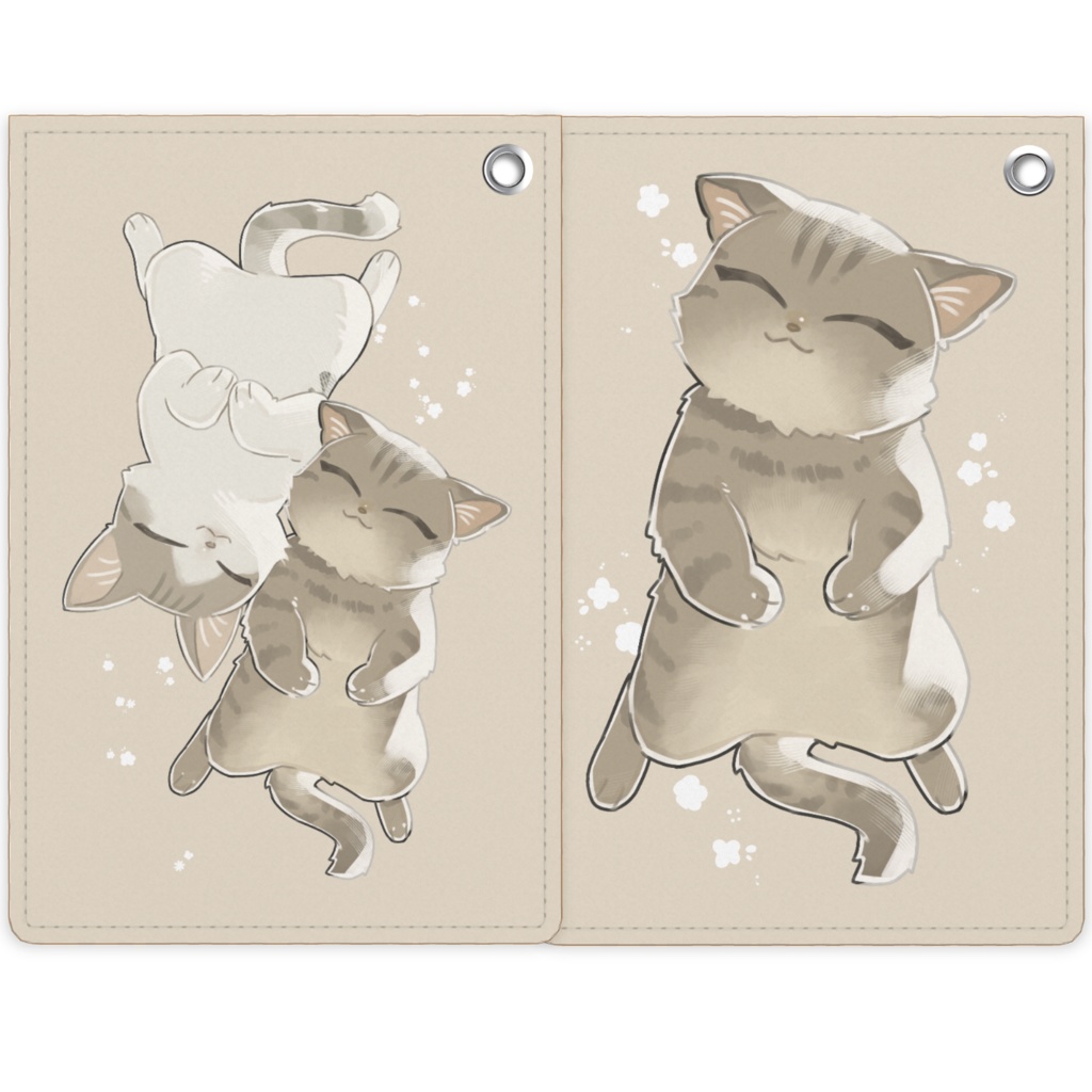 【常時販売】テン＆むぎ パスケース