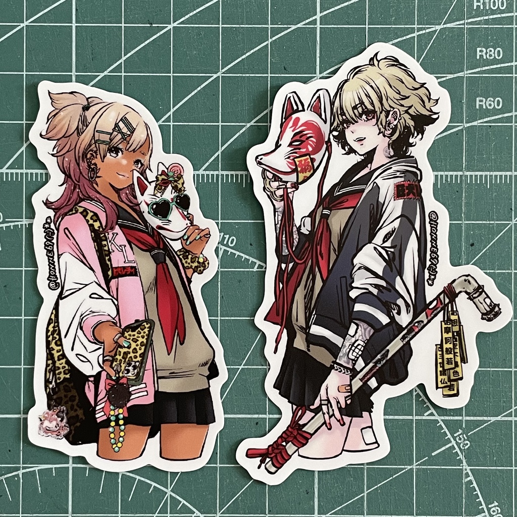 ステッカー/狂犬レディ(A:葵 B:澪)