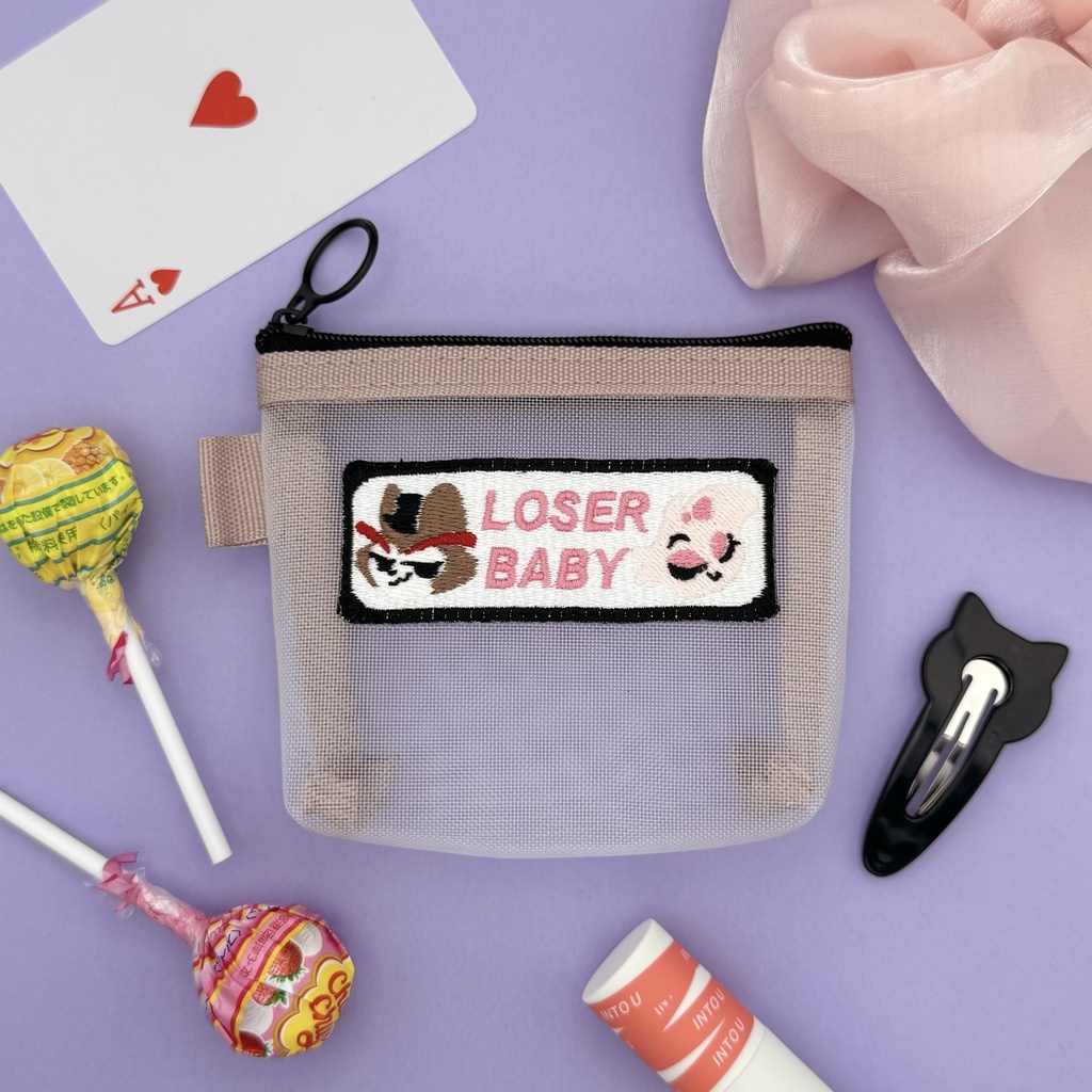 【Husk&Angel】メッシュポーチ