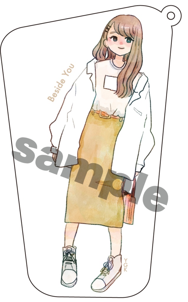 日常に溶け込むアクリルキーホルダーB