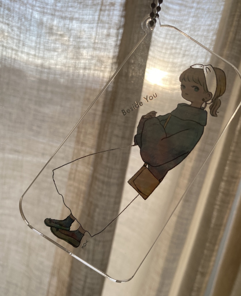 日常に溶け込むアクリルキーホルダーA