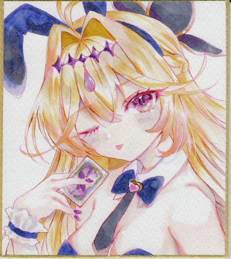 【小色紙】キュアアルカナ・シャドウ／名探偵プリキュア