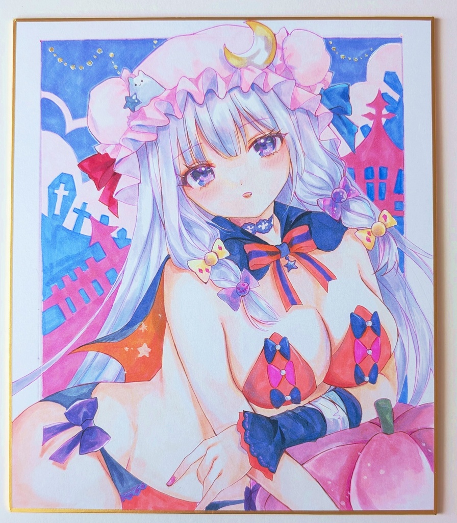 【中色紙】東方project/パチュリー