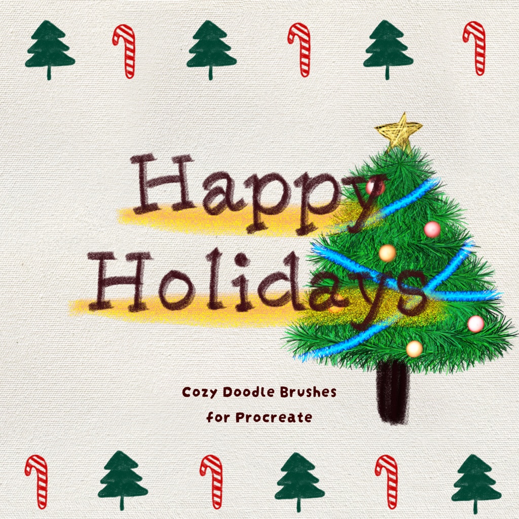 《Procreate》Cozy Doodle Brushes