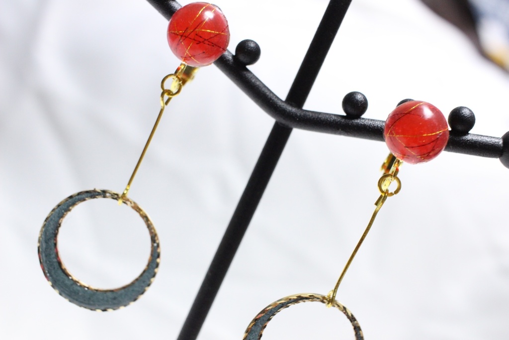 鬼舞辻無惨イメージ イヤリング