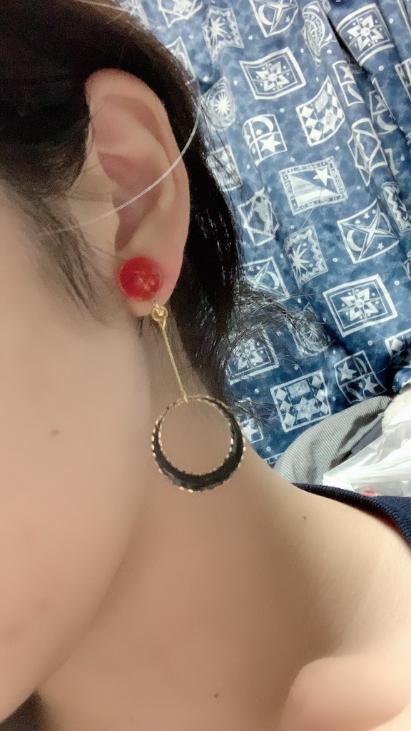 鬼舞辻無惨イメージ イヤリング