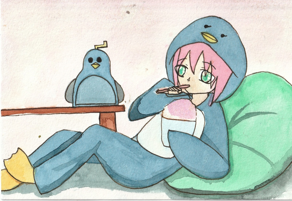 オーダー式アナログイラスト