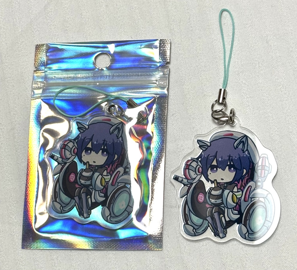 サトカちゃんアクリルキーホルダー(片面)