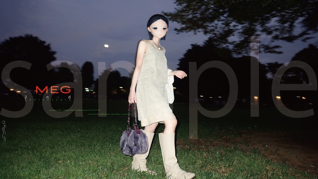 MEG 2nd anniversary ✴︎ desktop pic(2)