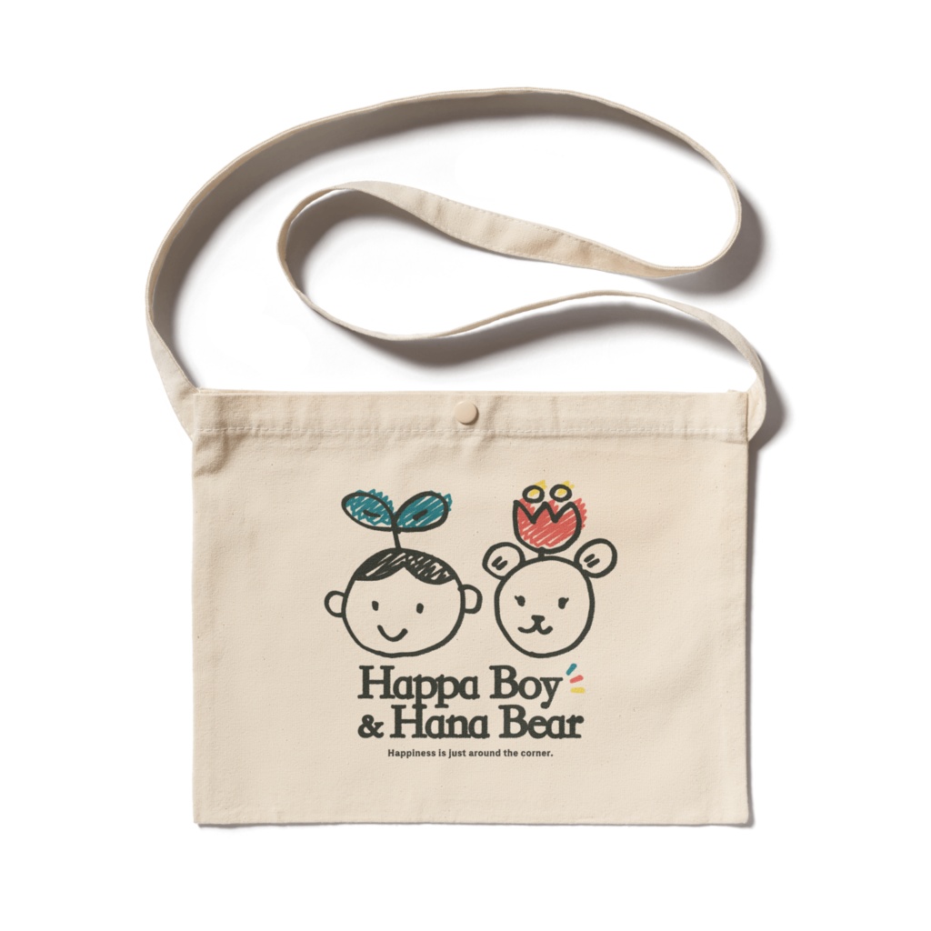 Happa Boy & Hana Bear サコッシュ