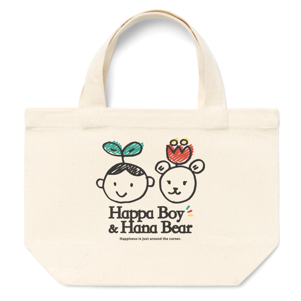 Happa Boy & Hana Bear トートバッグ