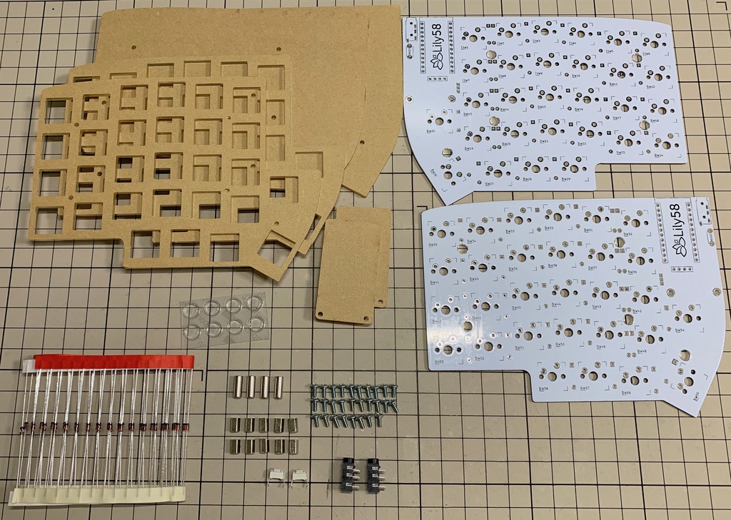 【終売(後継機有)】Lily58 Lite