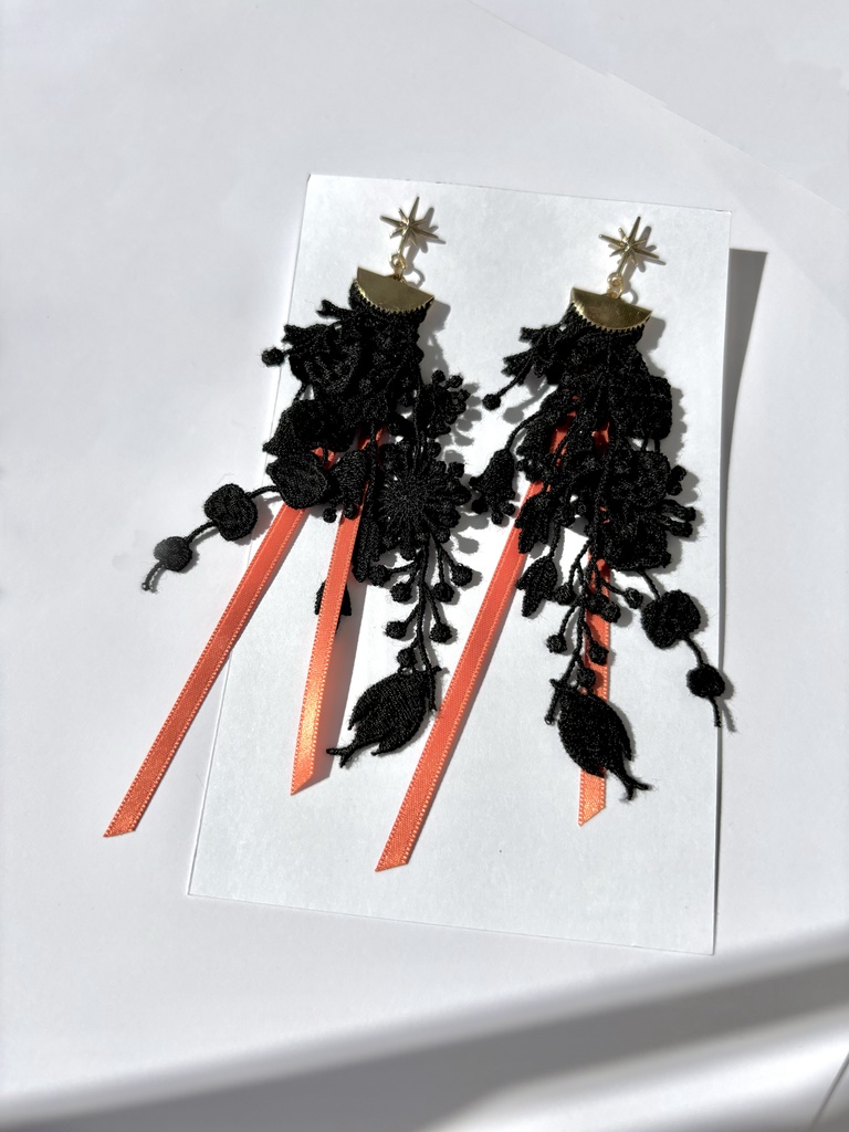 星レースピアス/hrakイメージ