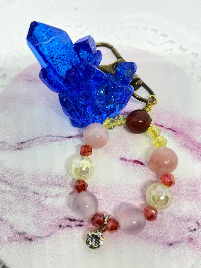 【鬼滅の刃】六花と狛犬(猗窩座/狛治 概念キーホルダー)