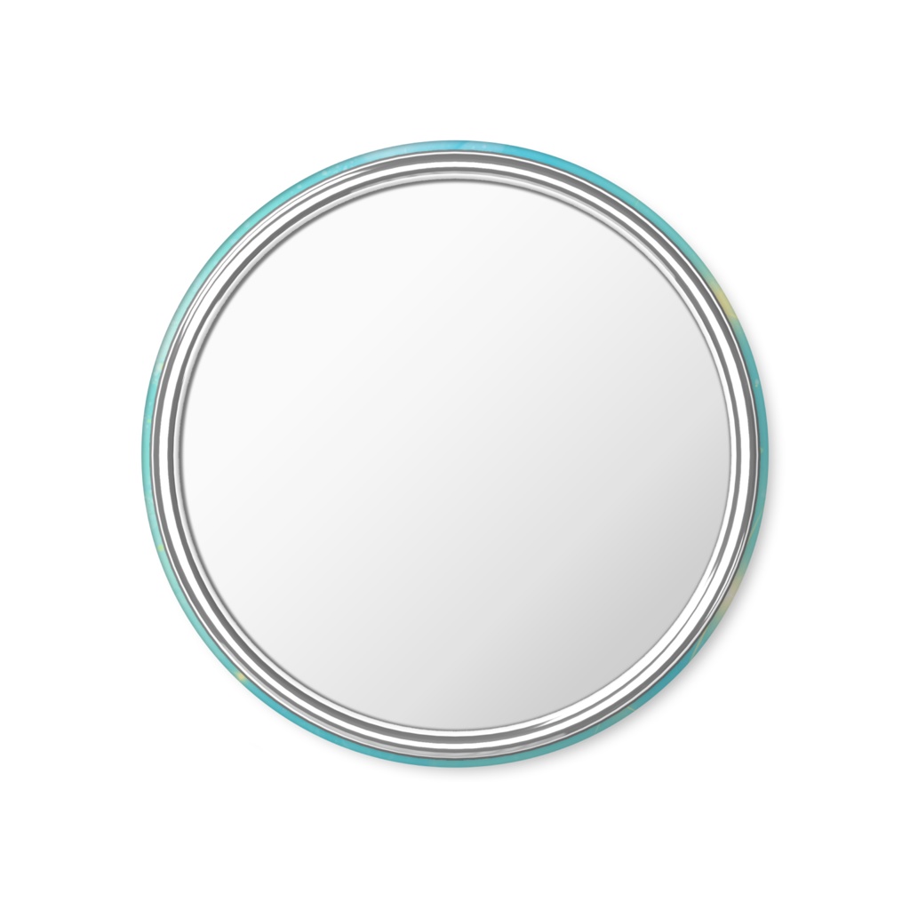 「かめのいちぞく」缶ミラー まほうカラー