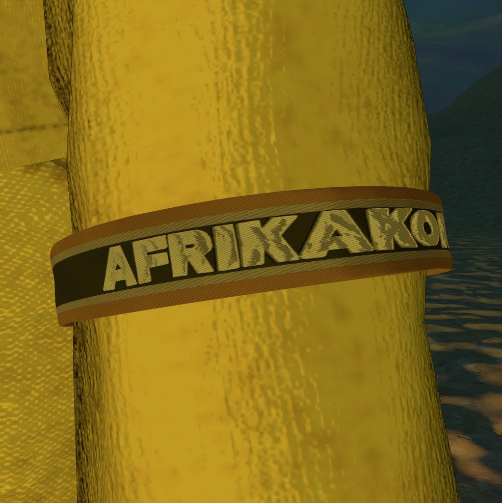 【VRC想定】ドイツ軍従軍カフタイトル 4種セット(クレタ・アフリカ・アフリカコップス・クールラント)