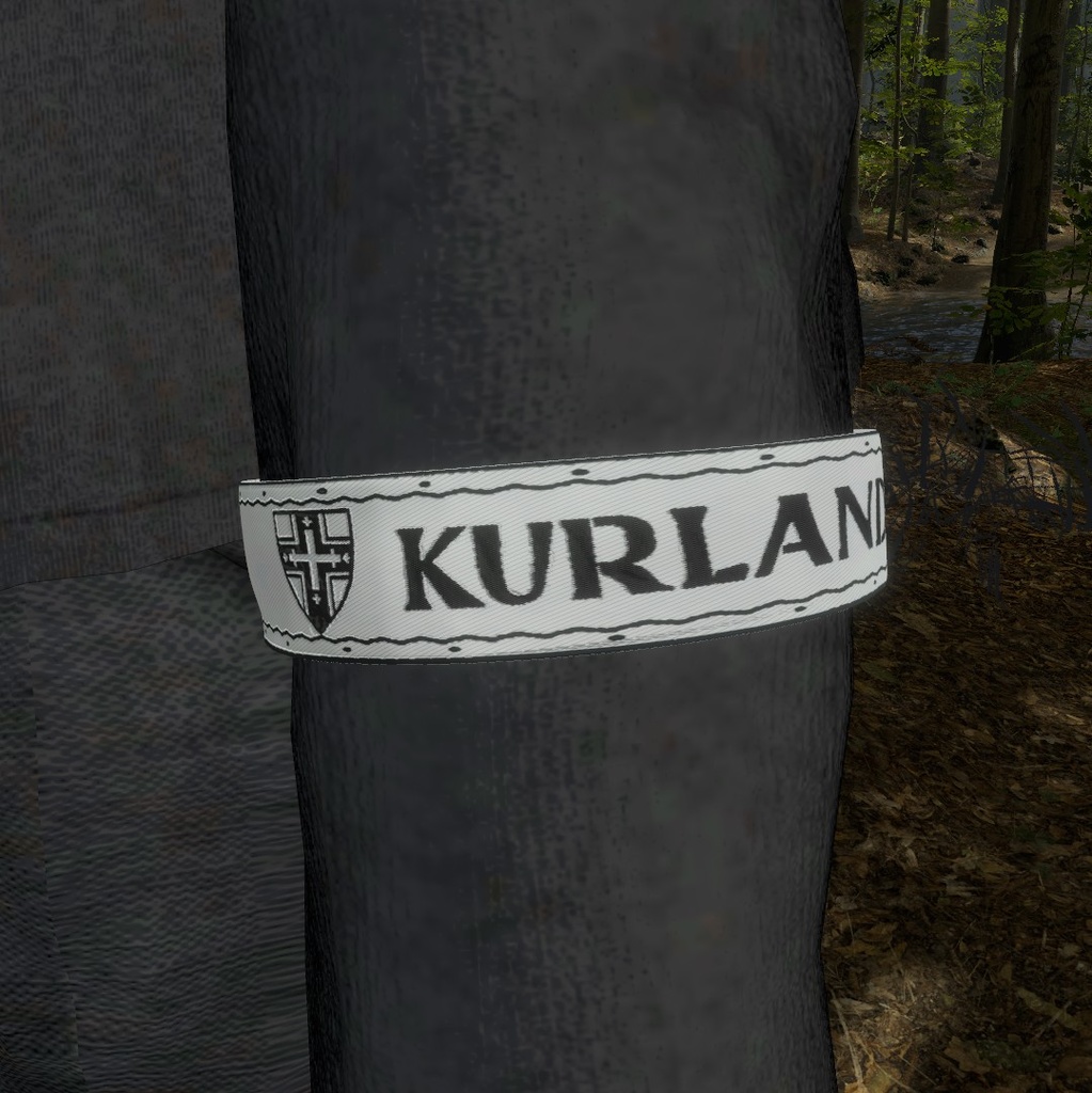 【VRC想定】ドイツ軍従軍カフタイトル 4種セット(クレタ・アフリカ・アフリカコップス・クールラント)