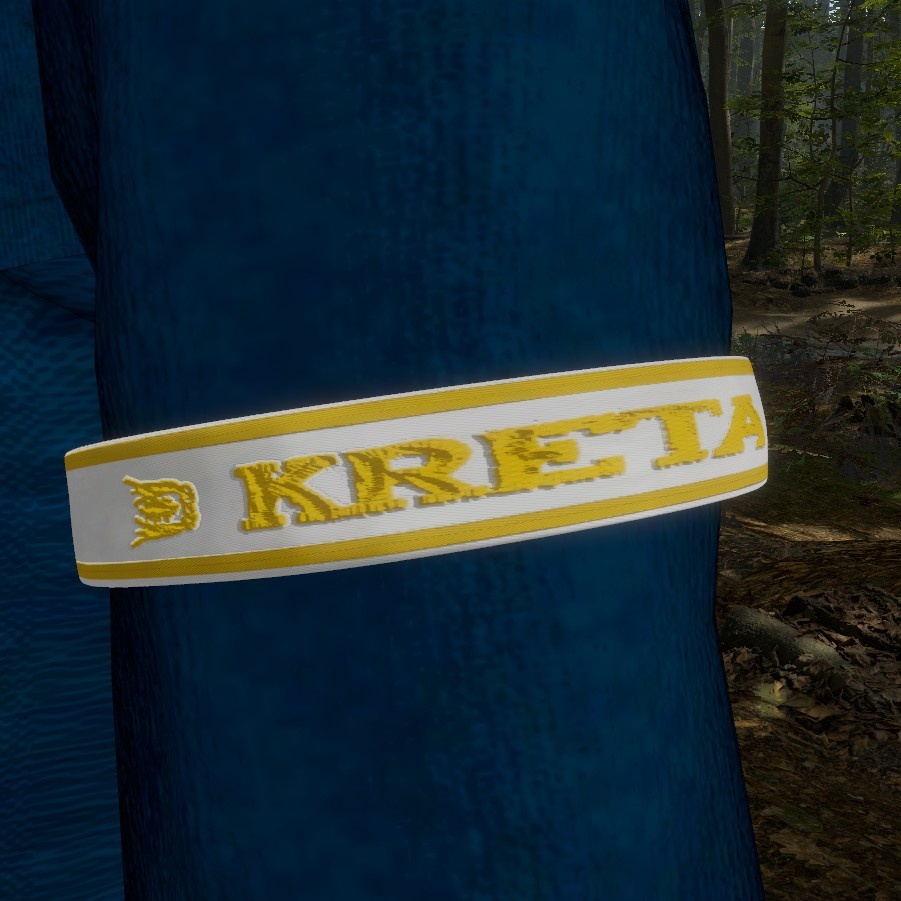 【VRC想定】ドイツ軍従軍カフタイトル 4種セット(クレタ・アフリカ・アフリカコップス・クールラント)