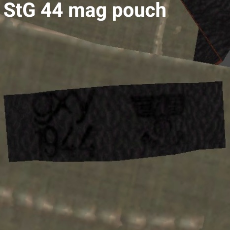 【VRChat想定】StG44用 マガジンポーチ & 取扱説明書(マニュアル)3Dモデル