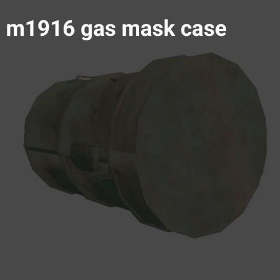 【3Dモデル】第一次世界大戦 ドイツ軍 M1916 ガスマスクケース (WW1 German M1916 Gas Mask Canister)