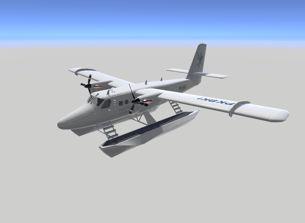 (3D Aircraft) DHC-6 Seaplane