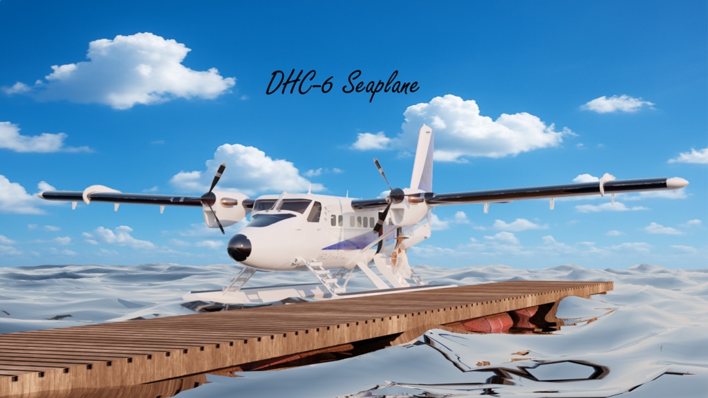 (3D Aircraft) DHC-6 Seaplane