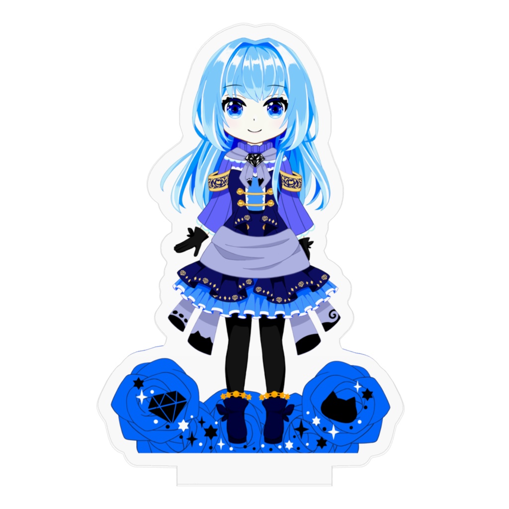 【2周年記念】Vtuber瑠璃殿のアクリルスタンド