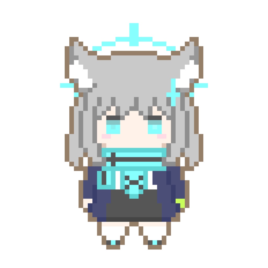 ドットキーホルダー【砂狼シロコ】