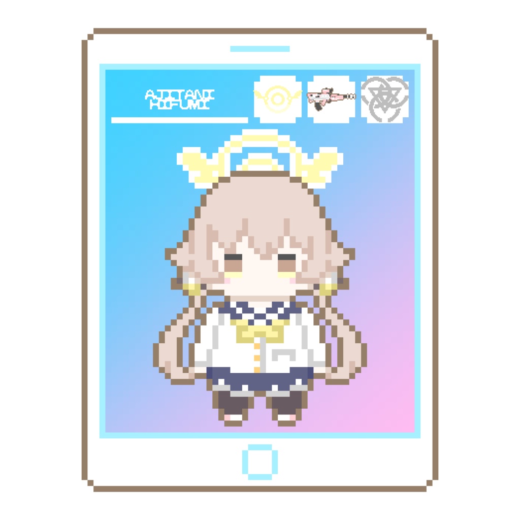 ドットキーホルダー【阿慈谷ヒフミ】