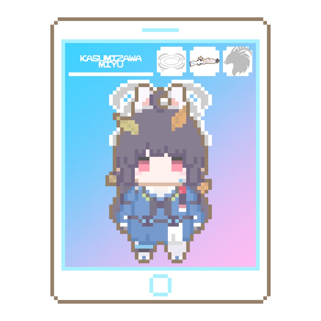 ドットキーホルダー【霞沢ミユ】