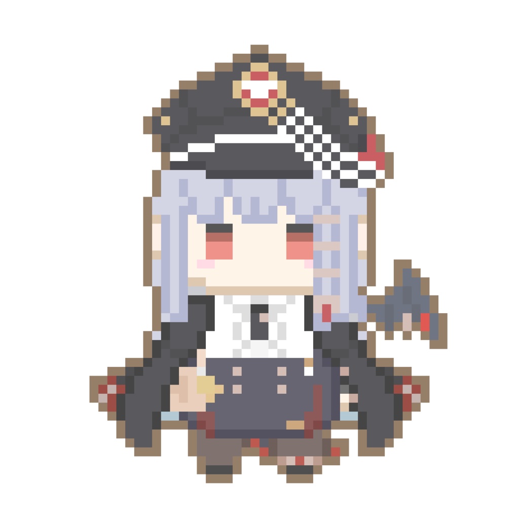 ドットキーホルダー【黒舘ハルナ】