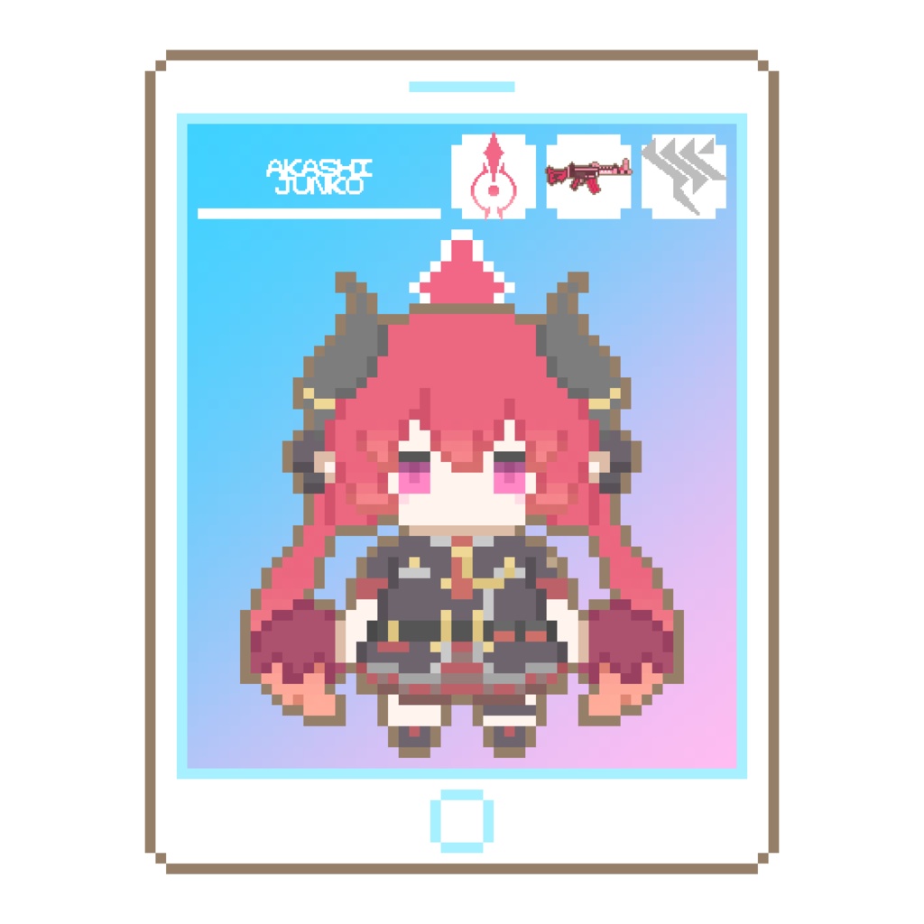 ドットキーホルダー【赤司ジュンコ】