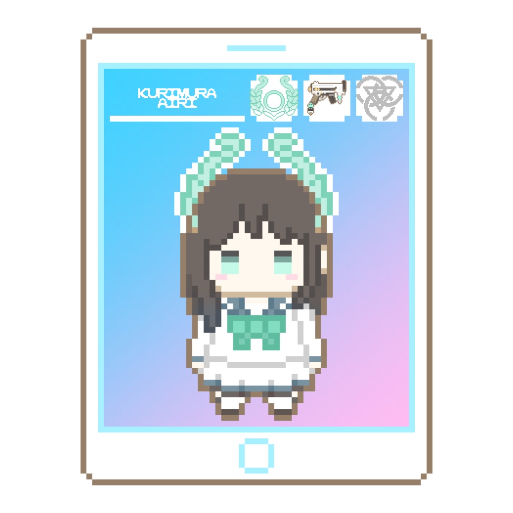 ドットキーホルダー【栗村アイリ】