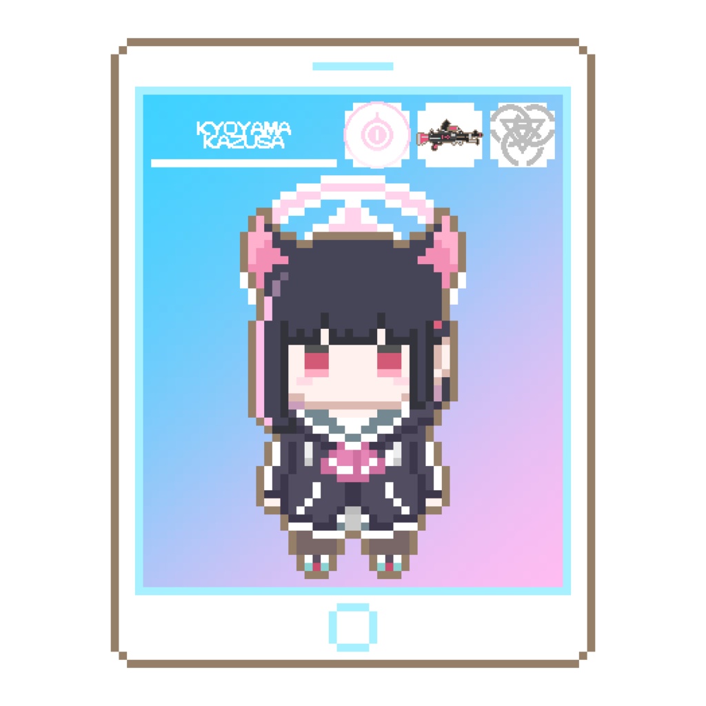 ドットキーホルダー【杏山カズサ】