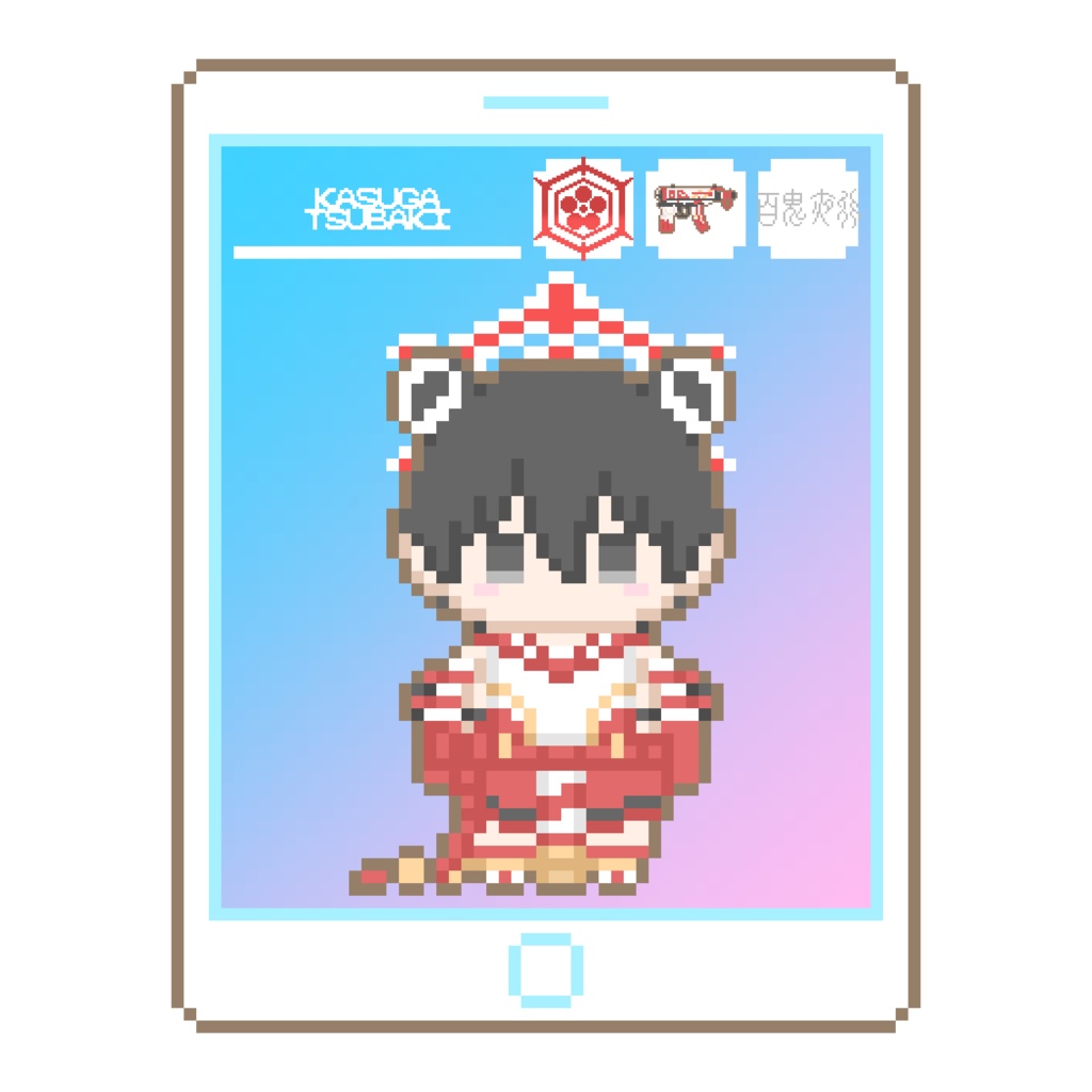 ドットキーホルダー【春日ツバキ】