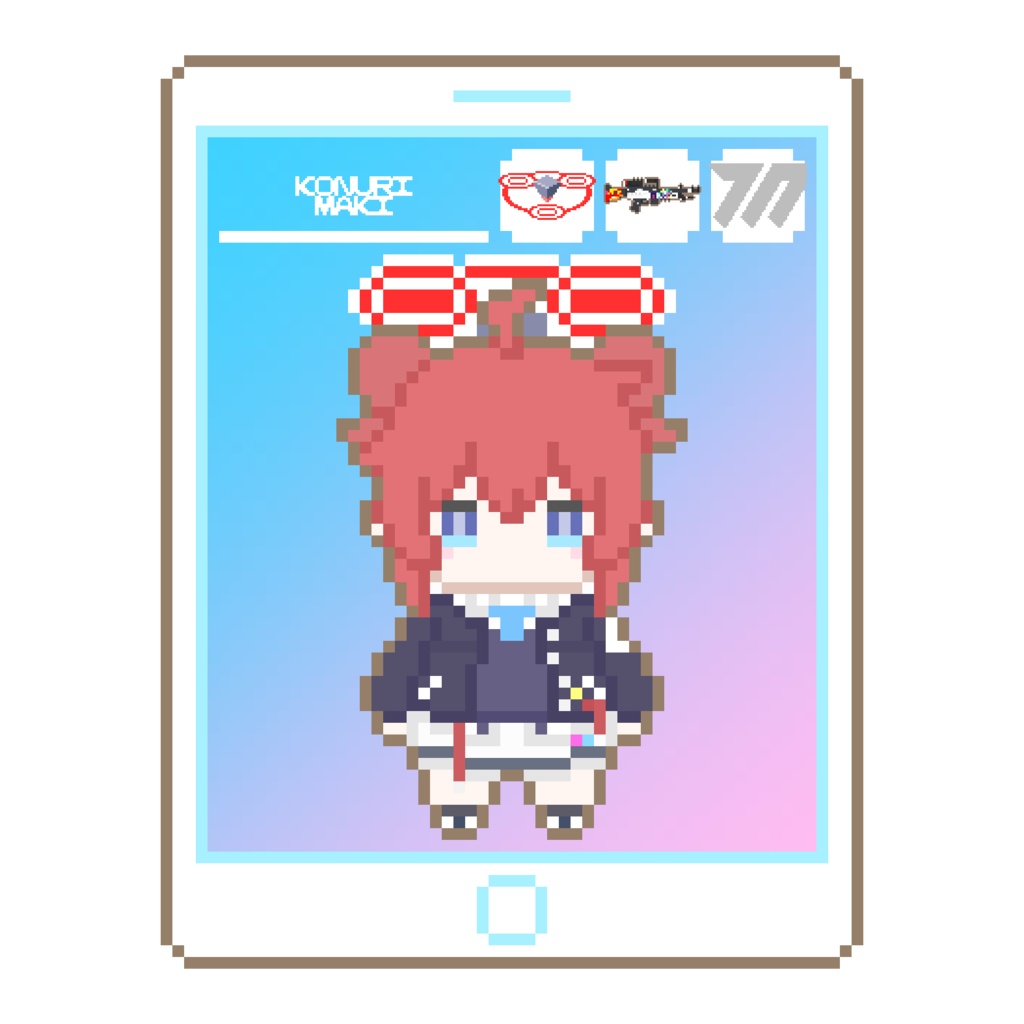 ドットキーホルダー【小塗マキ】