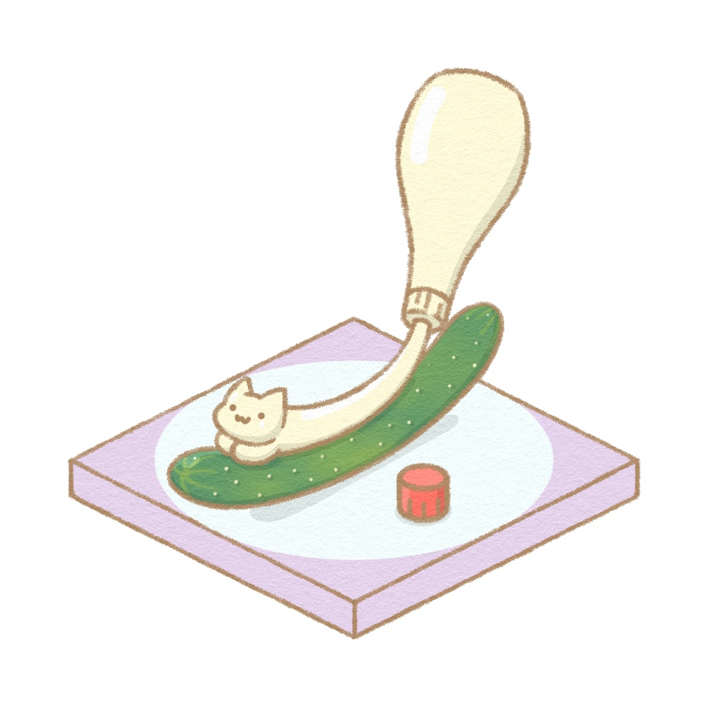 【アクリルキーホルダー】マヨネーズねこ